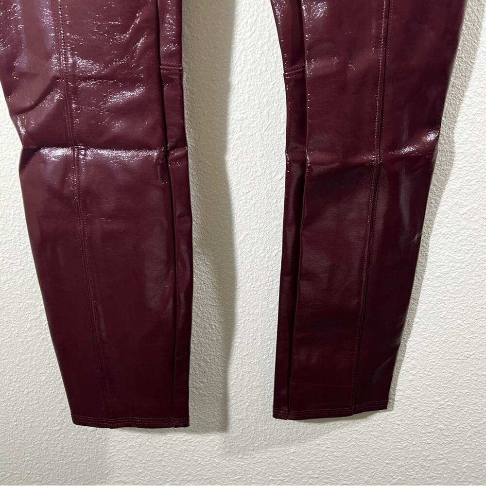 SPANX NWT Faux Patent Leather Hidden Contour Waistband Leggings Sizes S & M - Picture 12 of 15